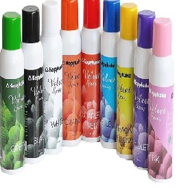 اسپری مخملی رنگی کپی کیک